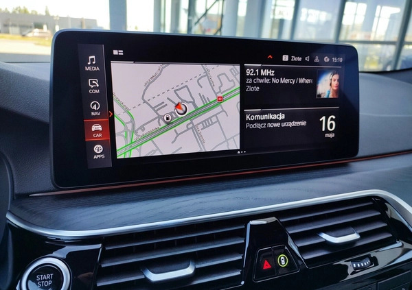 BMW Seria 5 cena 184900 przebieg: 113565, rok produkcji 2020 z Ciechocinek małe 596